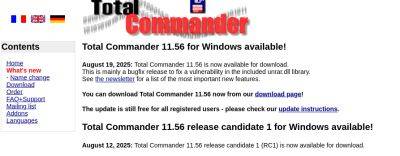 denis19 - Релиз менеджера файлов Total Commander 11.56 - habr.com