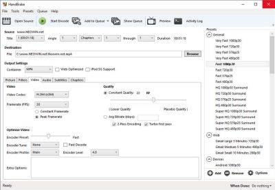 denis19 - Вышел открытый видеотранскодер HandBrake 1.10.1 - habr.com