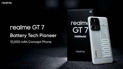 Realme подтвердила запуск смартфона с 10 000 мА-ч батареей в начале 2026 года - gagadget.com