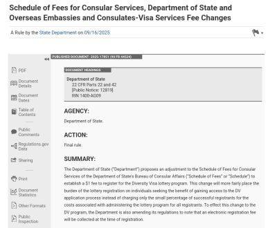 denis19 - США ввели плату в размере $1 за регистрацию в лотерее на получение грин-карты - habr.com - США