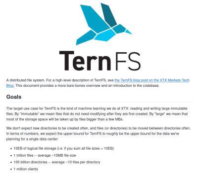 denis19 - XTX Markets открыла исходный код файловой системы TernFS для распределённого хранения крупных неизменяемых файлов - habr.com
