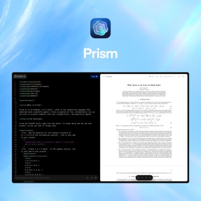 dmitrifriend - Научный ChatGPT: OpenAI представляет Prism – воркспейс для ученых на основе GPT-5.2 - habr.com