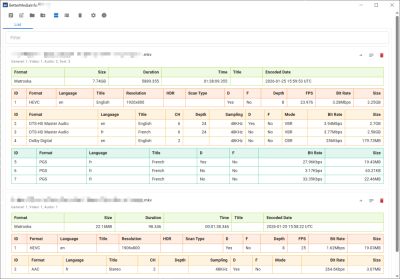denis19 - Вышла версия BetterMediaInfo 0.8 — это графический интерфейс для MediaInfo и анализа метаданных для аудио- и видеофайлов - habr.com