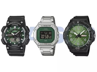 Casio представила три новые часы с зелеными циферблатами, одна из моделей получила батарею с сроком службы до 10 лет - gagadget.com