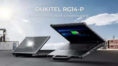 Не боится ничего и работает вечно: Oukitel представила неубиваемый ноутбук с интегрированной солнечной панелью и двумя аккумуляторами - gagadget.com