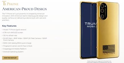 Trump Mobile T1: год прошёл, дизайн поменяли снова, дата выхода исчезла - habr.com - Китай - США