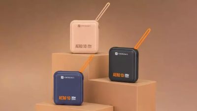 Portronics Aero 10: Квадратный пауэрбанк с встроенным кабелем-ремешком за копейки - gagadget.com