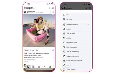 Instagram разрешил менять музыку в уже опубликованных постах без потери лайков и просмотров - ilenta.com